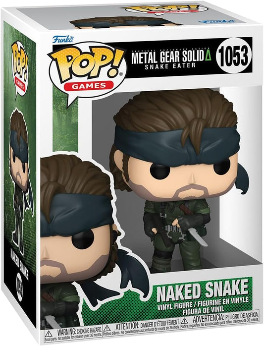 Funko Pop! Games: Metal Gear - Naked Solid Snake, Metal Gear Solid, Figura statuetta in vinile da Collezione, Idea Regalo, Merchandising Ufficiale, Giocattoli per Bambini e Adulti, Video Games Fans (Copia)