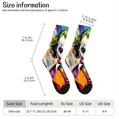 Calzini Joker colorato Joaquin Phoenix, movie film cartone animato, unisex