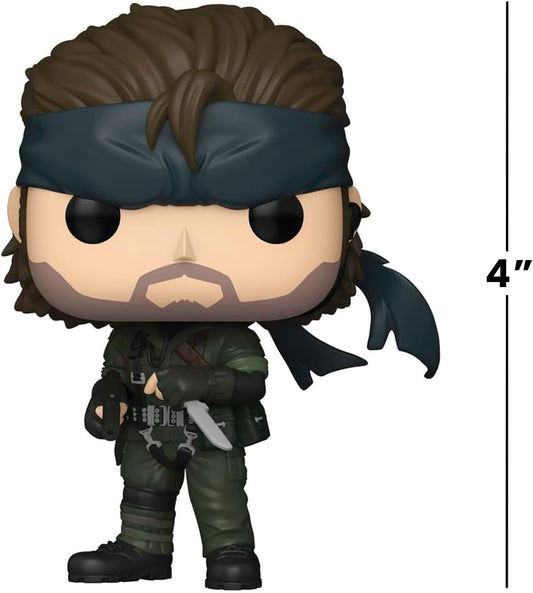 Funko Pop! Games: Metal Gear - Naked Solid Snake, Metal Gear Solid, Figura statuetta in vinile da Collezione, Idea Regalo, Merchandising Ufficiale, Giocattoli per Bambini e Adulti, Video Games Fans (Copia)