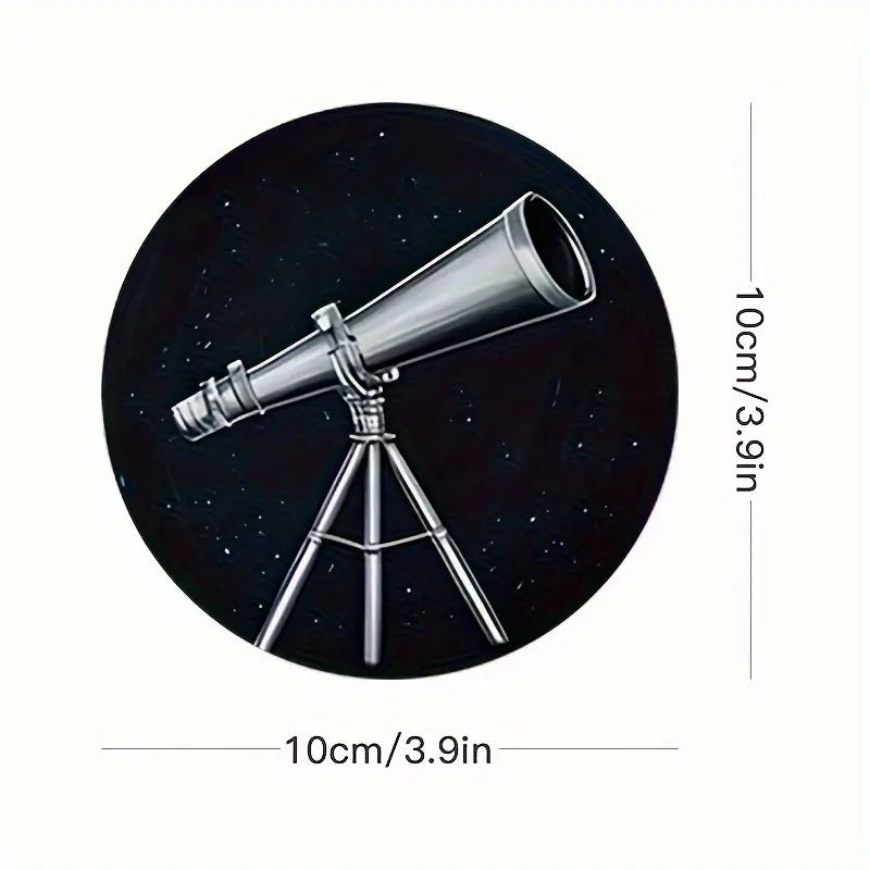 Sottobicchieri Spazio The space, Astronauta, Saturno, Shuttle, Costellazione, 6 Pezzi, per tè, poggia bustine, bevande, colazione, birra, bambini, idee regalo