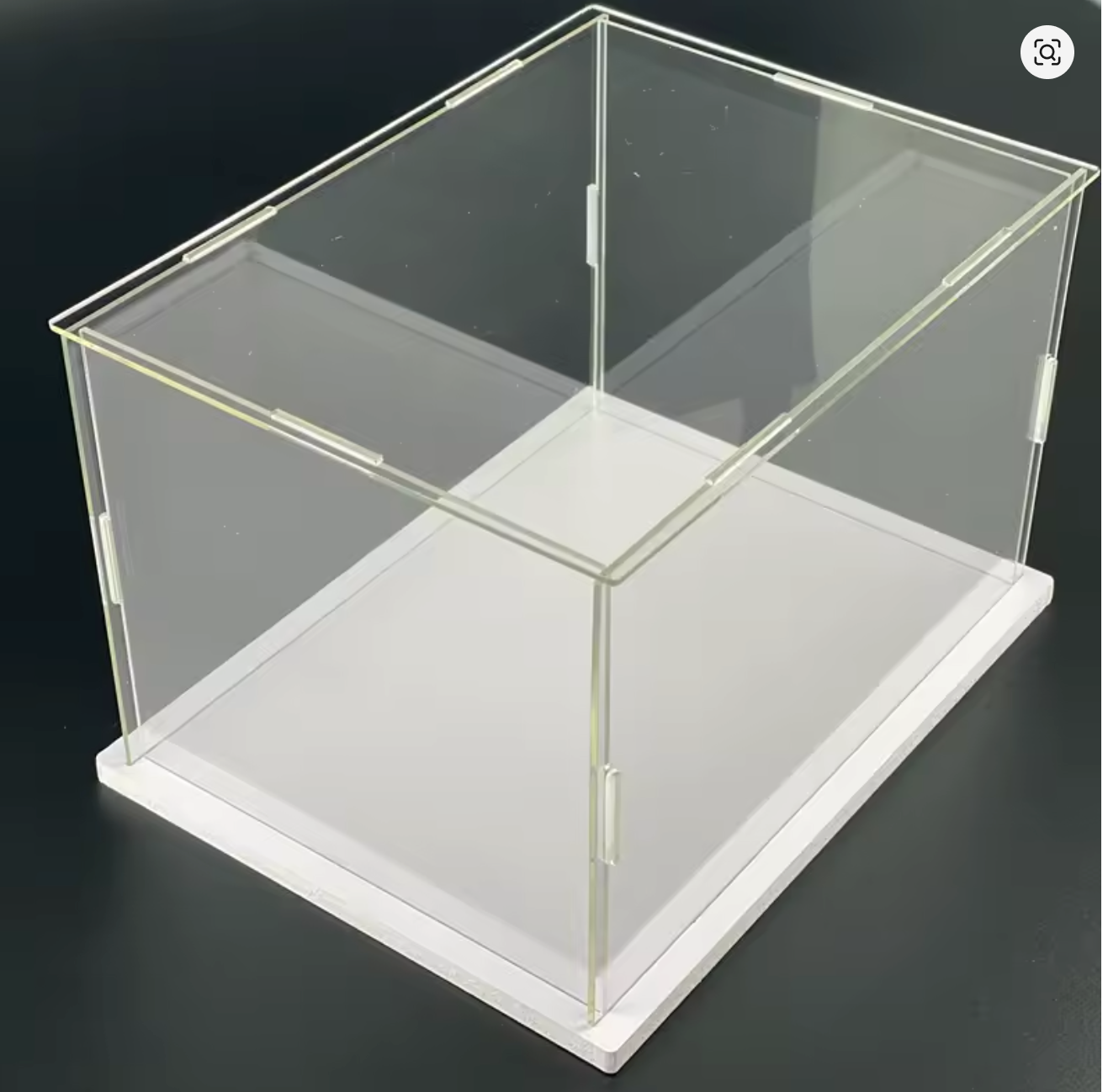 Teca espositore trasparente protettiva per collezionisti, da vetrina, modellini, da esposizione, antipolvere